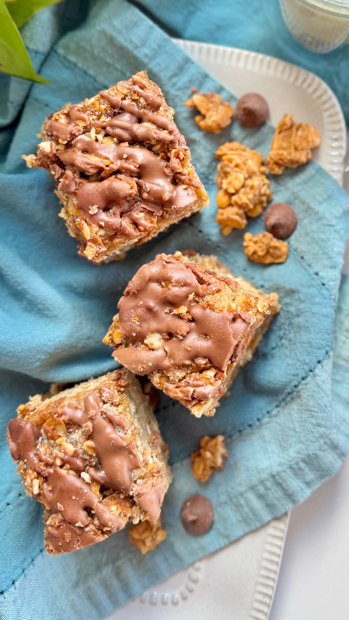 That drizzle though. 🍌🍫

my new Banana Chocolate Chip Coffee Cake w/  waffle cone granola crumble is tender, loaded with chocolate chips, topped with a crunchy waffle cone granola crumble & finished with a chocolate granola butter drizzle! Chef’s kiss right there! 

Another tasty recipe celebrating the waffle cone granola’s one year anniversary w/ @nanajoesgranola - it’s giving vibes of:
.
📚time to sit down with a book
🌗 grab that late night nibble of something sweet
😰 it’s been one of THOSE days
🏃🏻‍♀️a perfect grab-and-go breakfast 

Pro tip: make it the night before, it’s even better the next day!! 🍌

comment: RECIPE & I’ll send the link your way or flap that link in bio!

gluten & dairy free options as well!

https://backporchpaleo.com/2026/05/01/banana-chocolate-chip-coffee-cake-with-granola-crumble/

@lehimills @amsalt.co 

#bananacoffeecake #foodreels #nanajoesgranola #backporchpaleo #coffeecake