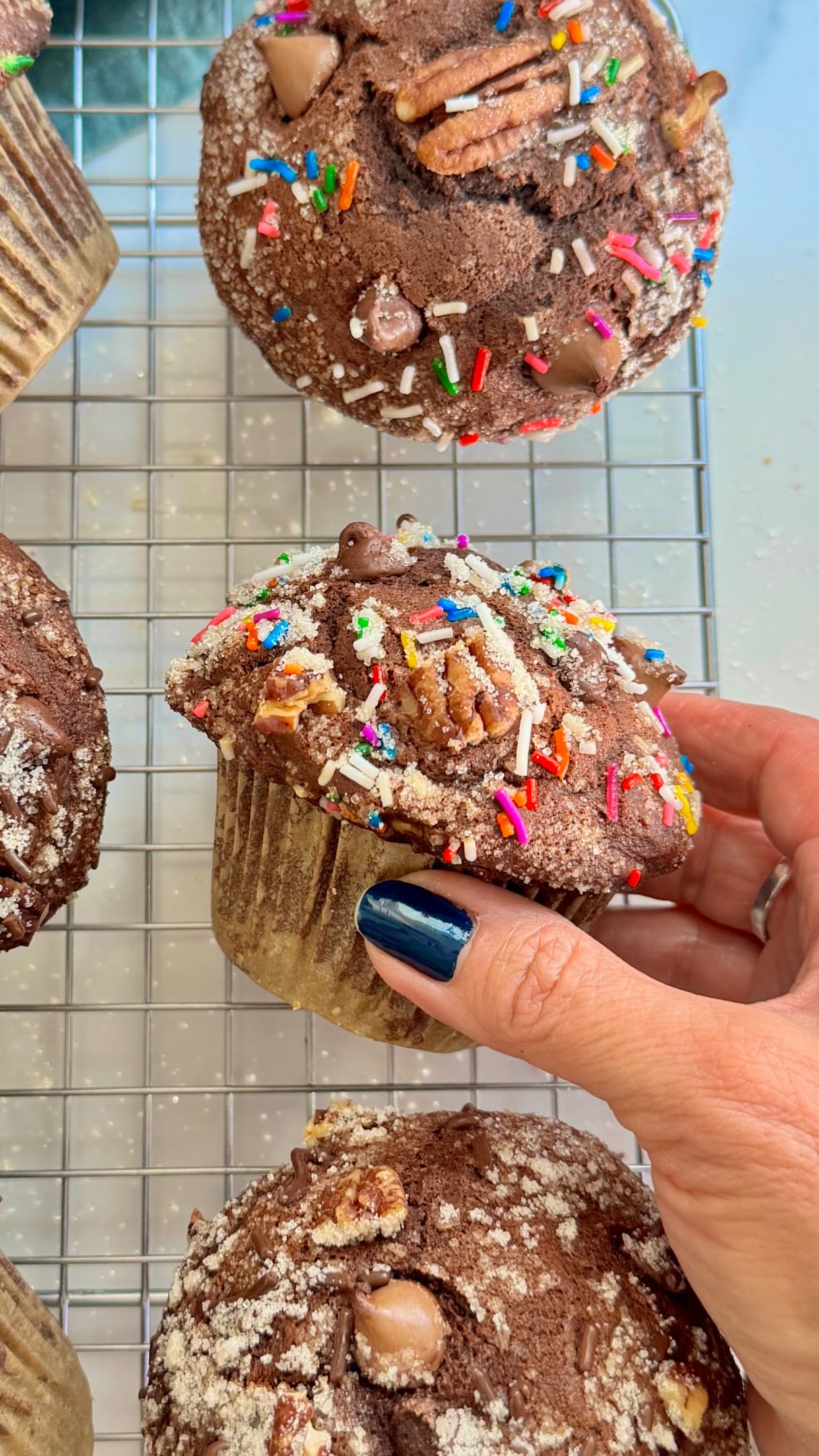Is it even a MONDAY if you’re not making MUFFINS with RAINBOW sprinkles & pecans? 🌈🌰
.
Baking season is in full swing here & honestly adding a few sprinkles & nuts up on top before you bake them is magical!!
.
I’ve got over two dozen muffin recipes over on my blog - which one are you going to add sprinkles &/or nuts to next time you make a batch?
.
commnet: RECIPE for a link to my “muffin to it” collection & check them out!

https://backporchpaleo.com/category/muffin-to-it/

@lehimills @larkellenfarm @yupik 

#comfortfood #muffins #muffinmonday #muffintop #muffintime