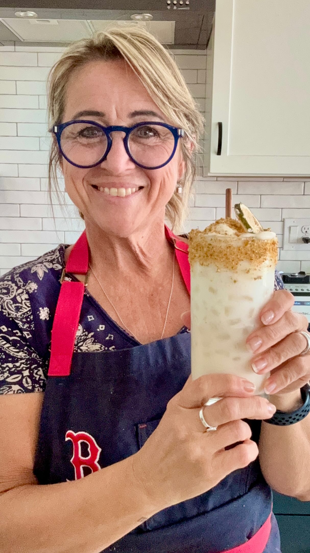 🍋‍🟩 What’s better than a birthday? A half-birthday with 0% alcohol and 100% flavor. 🍹✨
.
Enjoying my Key Lime Pie Mocktail today for my half birthday while simultaneously celebrating the 1 year anniversary of my WAFFLE CONE GRANOLA made in collaboration with @nanajoesgranola 
.
An incredibly easy recipe that you can make ahead of time & share with your guests. Truly such a crowd pleaser!
.
Comment: RECIPE for a DM with all the tasty details, you won’t be sorry!
.
https://backporchpaleo.com/2025/07/01/creamy-key-lime-pie-mocktail-recipe/#wpzoom-recipe-card

@hedleyandbennett @citreve_official @amsalt.co
